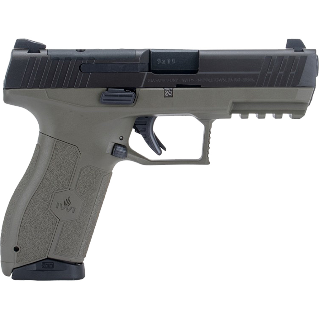 IWI MASADA Pistol 9mm 4.1 in. OD Green 17 rd. Optics Ready IWI MASADA Pistol 9mm 4.1 in. OD Green 17 rd. Optics Ready - Semi Auto Handguns - Rampart Guns