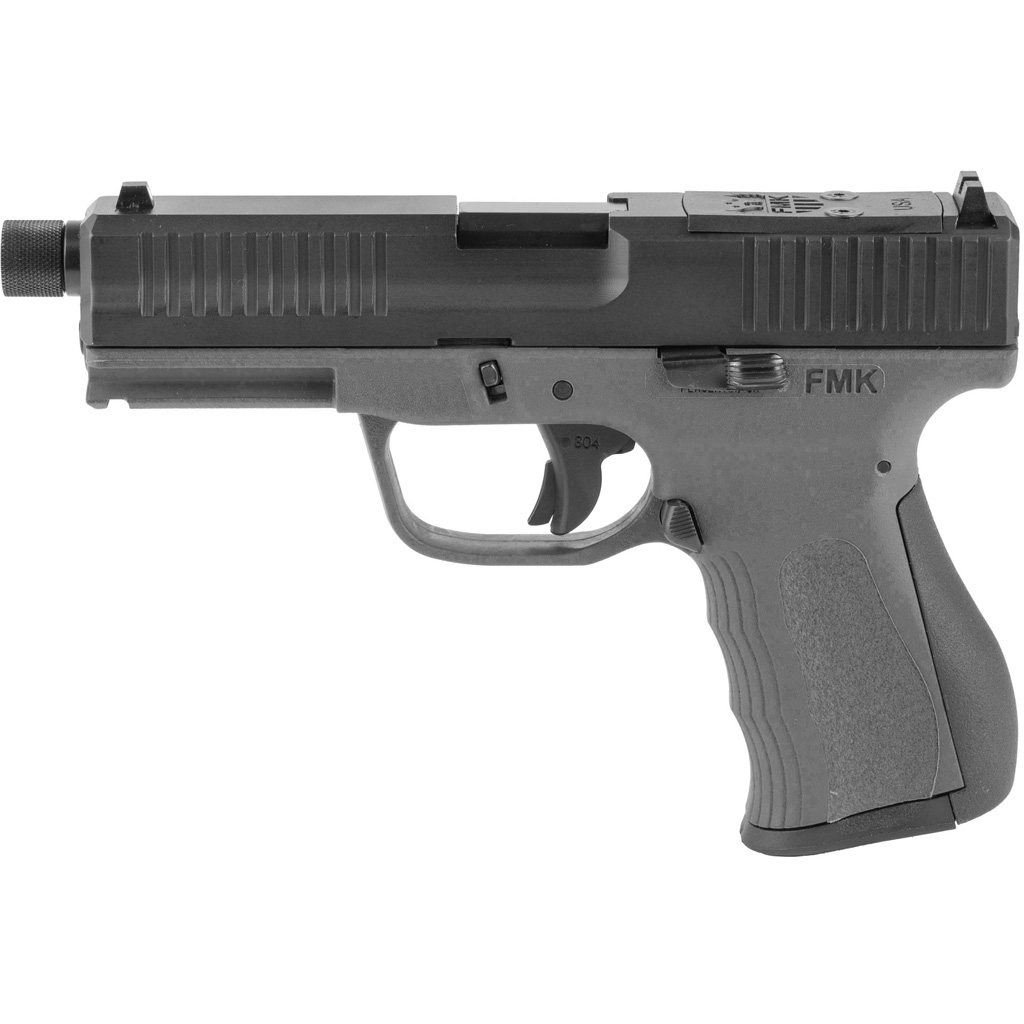 FMK G3 Threaded Barrel Pistol 9mm 4.5 in. Dark Grey w/ Glock Comp Sights 14 rd. FMK G3 Threaded Barrel Pistol 9mm 4.5 in. Dark Grey w/ Glock Comp Sights 14 rd. - Semi Auto Handguns - Rampart Guns