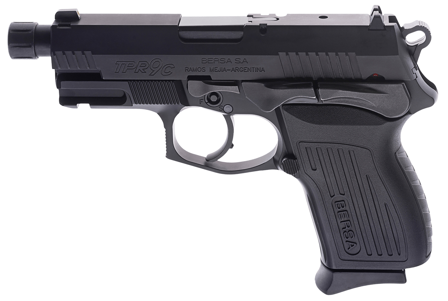 Bersa TPR9C Compact 9mm Threaded Barrel Pistol Bersa TPR9C Compact 9mm Threaded Barrel Pistol - Semi Auto Handguns - Rampart Guns