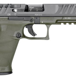 Walther PDP Full-Size Optic Ready 9mm 5in Two-Tone Green 18+1 - Semi Auto Handguns | Rampart Guns