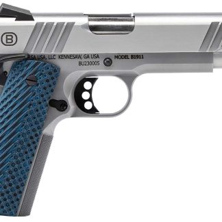 BERSA B1911 .45 ACP 5-inch Brushed Stainless 8+1 - Semi Auto Handguns | Rampart Guns