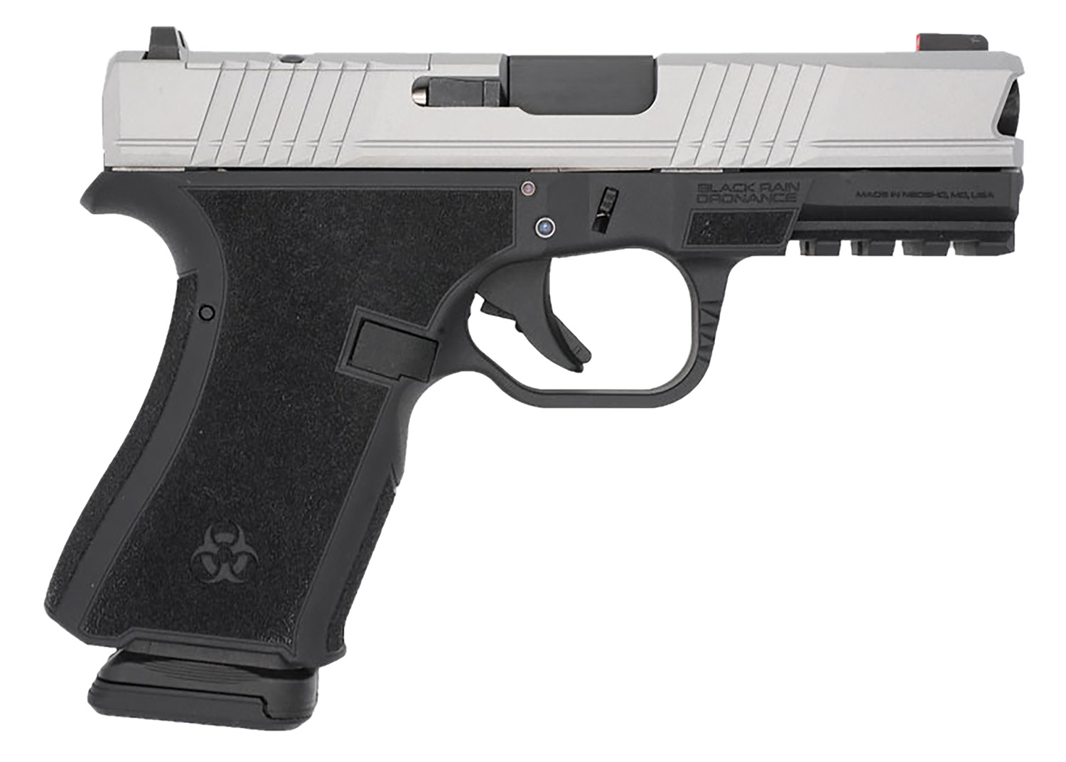 Black Rain Frontline FL9MMBLKSM Compact 9mm Optic-Ready Black Rain Frontline FL9MMBLKSM Compact 9mm Optic-Ready - Semi Auto Handguns - Rampart Guns