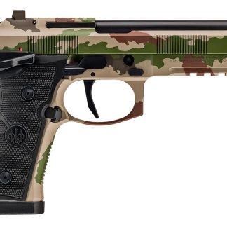 Beretta 92XI SAO FS 9mm 4.7in Vegetato Camo, 15rd - Semi Auto Handguns | Rampart Guns