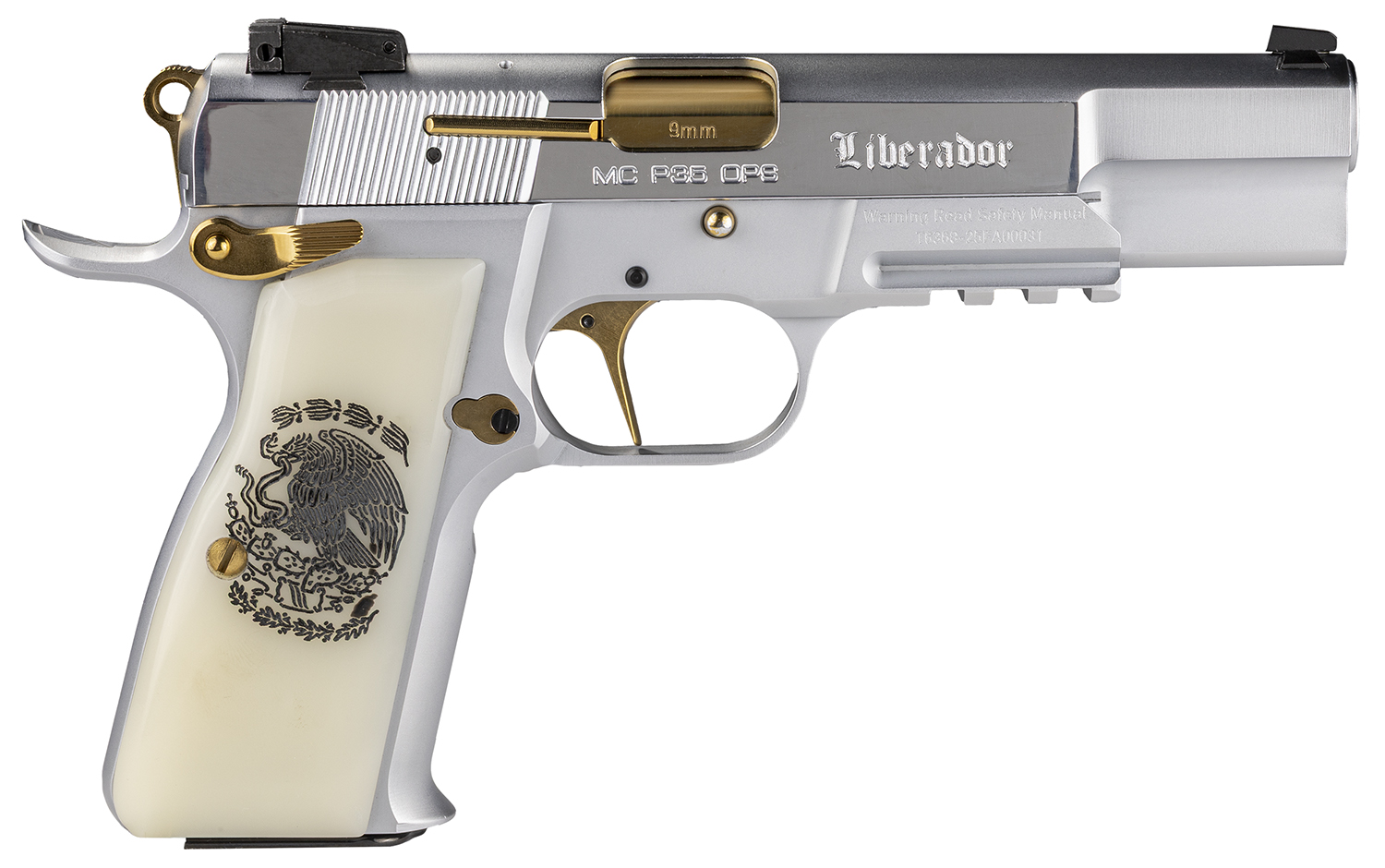 EAA Girsan MCP 35 Liberador 9mm, Pearl Engraved Grips EAA Girsan MCP 35 Liberador 9mm, Pearl Engraved Grips - Semi Auto Handguns - Rampart Guns
