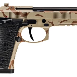 Beretta 92XI SAO FS 9mm 4.7″ Desert DPM – 10rd, 2 Mags - Semi Auto Handguns | Rampart Guns