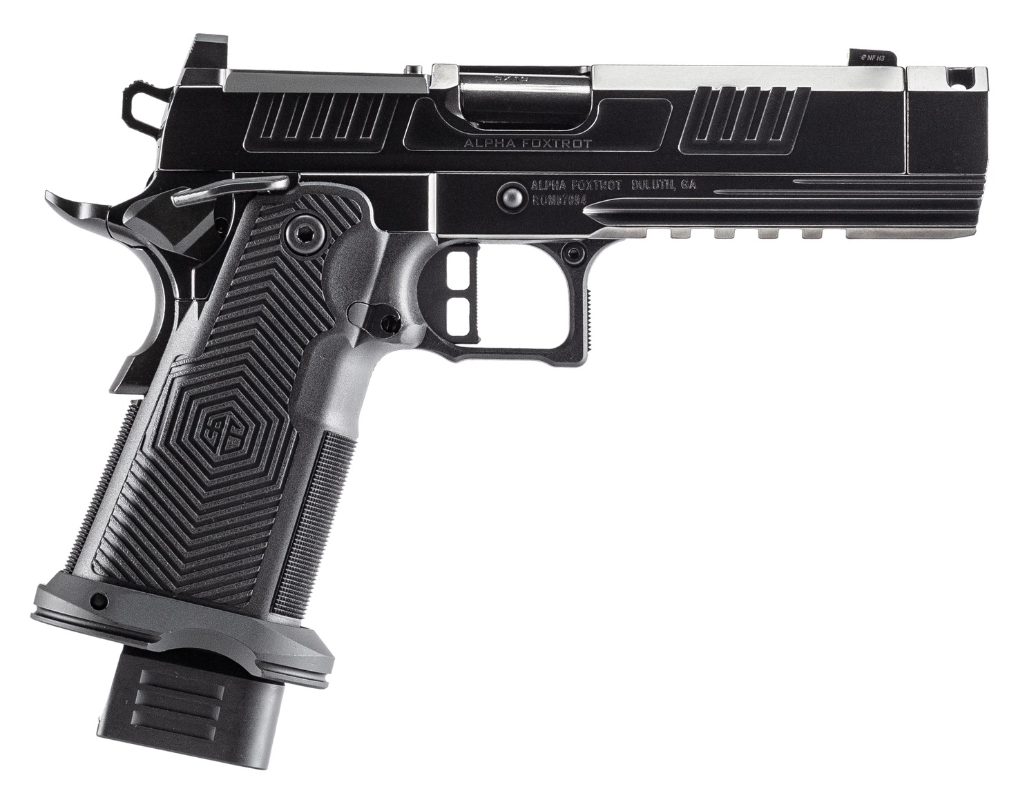 Alpha Foxtrot AF1911-Romulus 9mm 4.25 in Compensated Barrel Alpha Foxtrot AF1911-Romulus 9mm 4.25 in Compensated Barrel - Semi Auto Handguns - Rampart Guns
