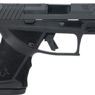 Taurus 1-TX9SC431 TX 9  Sub-Compact Frame 9mm Luger 13+1 3.40″ Black Black Nitride Alloy Steel Optic Ready/Serrated Slide Black Stainless Steel Frame w/Picatinny Rail Interchangeable Backstrap Grip - Semi Auto Handguns | Rampart Guns