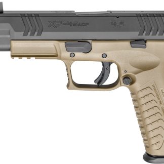 Springfield XDM .45ACP 4.5 Flat Dark Earth (FDE) Essentials Package with Threaded Barrel - Firearms | Rampart Guns