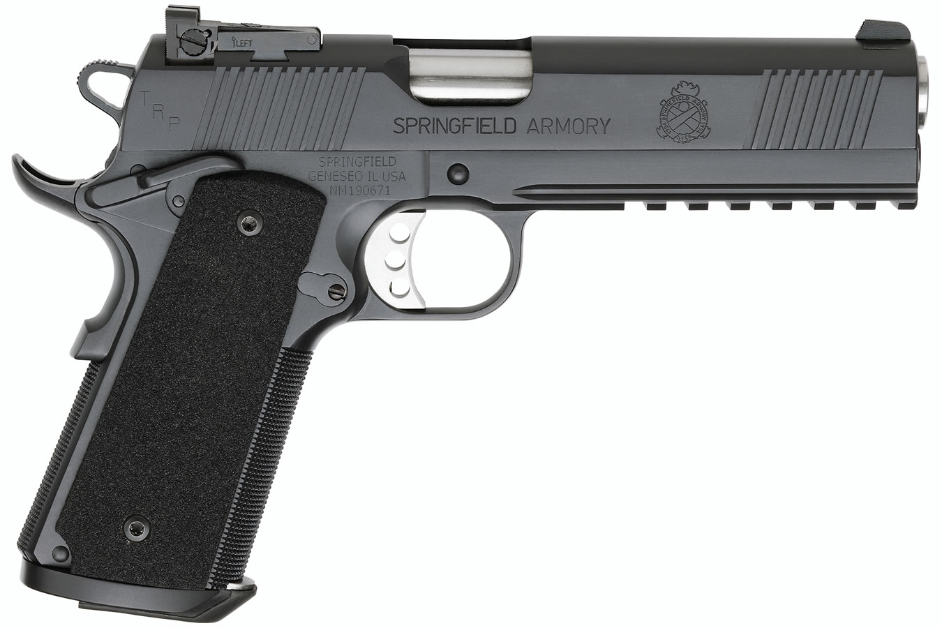 Springfield 1911 TRP Operator 45 ACP Black Armory Kote with Full-Length Integral Rail (CA Co Springfield 1911 TRP Operator 45 ACP Black Armory Kote with Full-Length Integral Rail (CA Co - Firearms - Rampart Guns
