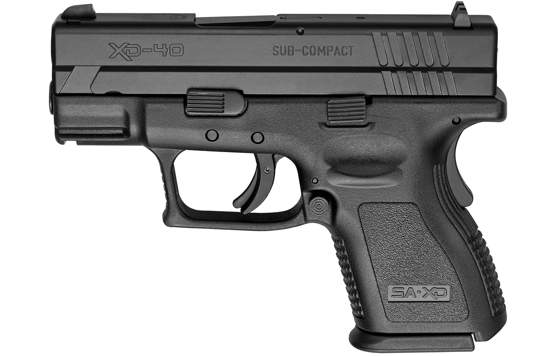 Springfield XD 40 S&W Sub-Compact Black (Compliant) Springfield XD 40 S&W Sub-Compact Black (Compliant) - Firearms - Rampart Guns