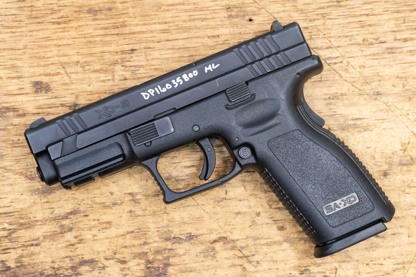 Springfield XD-9 9mm Service Model Police Trade-in Pistol Springfield XD-9 9mm Service Model Police Trade-in Pistol - Pistols - Rampart Guns