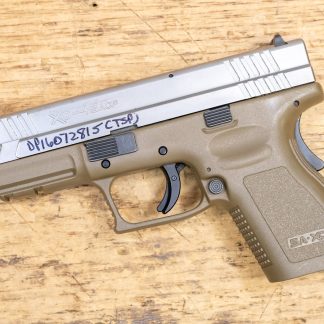 Springfield XD-45 45 ACP Compact Police Trade-in Pistol with FDE Frame and Silver Slide (No - Pistols | Rampart Guns