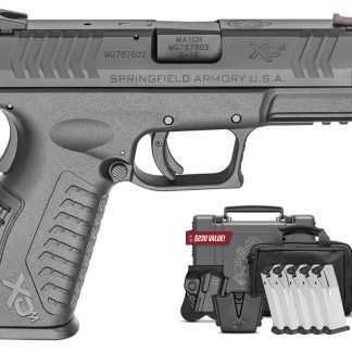 Springfield XDM 9mm 3.8 Full-Size Black Instant Gear Up Package with 5 Mags, Range Bag, Holster and Mag Pouch - Firearms - Rampart Guns