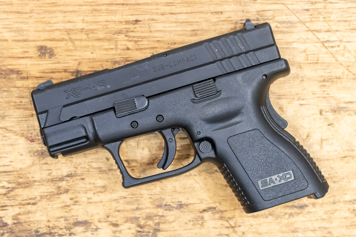 Springfield XD40 Sub-Compact 40 S&W Police Trade-in Pistol (No Magazine) Springfield XD40 Sub-Compact 40 S&W Police Trade-in Pistol (No Magazine) - Pistols - Rampart Guns