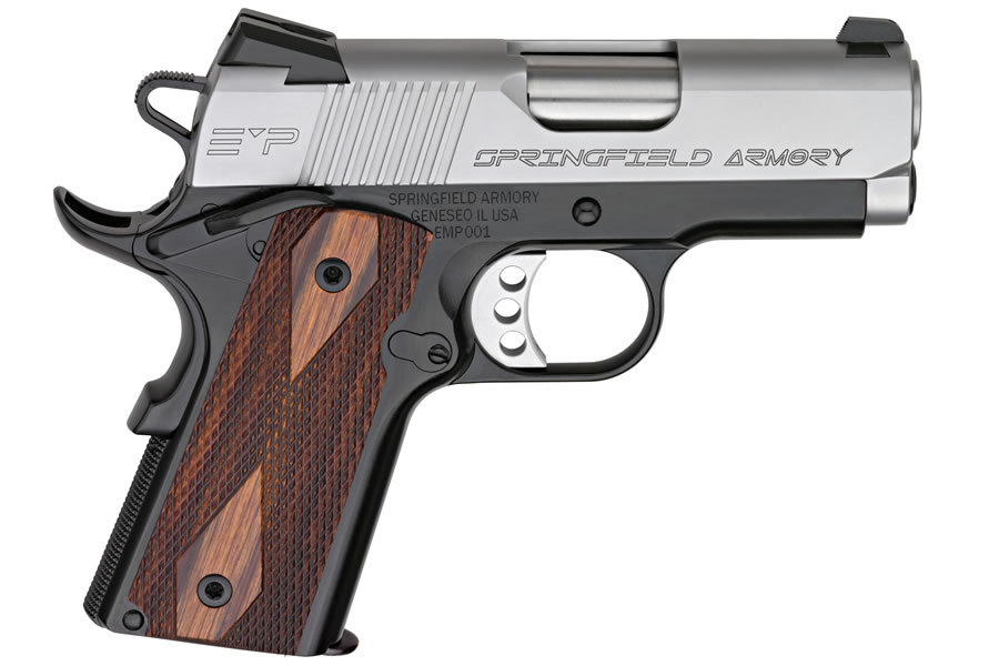 Springfield 1911 EMP 40 S&W Compact Centerfire Pistol with Cocobolo Grips Springfield 1911 EMP 40 S&W Compact Centerfire Pistol with Cocobolo Grips - Pistols - Rampart Guns