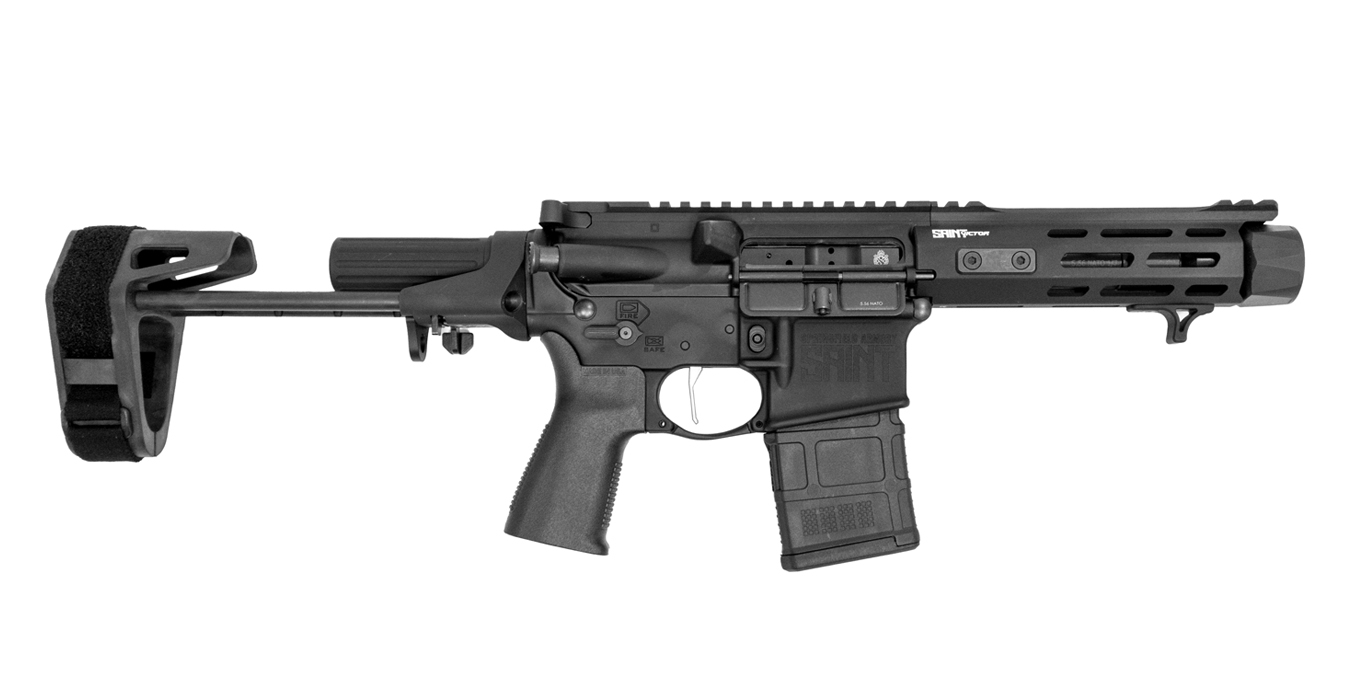 Springfield Saint Victor PDW 5.56 NATO AR-15 Pistol with Maxim SCW Brace Springfield Saint Victor PDW 5.56 NATO AR-15 Pistol with Maxim SCW Brace - Pistols - Rampart Guns