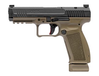 Canik METE SFT 9mm 4.46″ FDE Frame Black Slide - Semi Auto Handguns | Rampart Guns