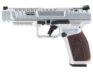 Canik SFX Rival-S 9mm Chrome Rosewood 5in - Semi Auto Handguns | Rampart Guns