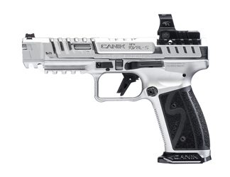 Canik SFx Rival-S 9mm 5in Chrome w/ MO2 Optic, 2x18rd - Semi Auto Handguns | Rampart Guns