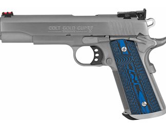 Colt Gold Cup Trophy .38 Super 5″ Stainless G10 Grips - Semi Auto Handguns | Rampart Guns