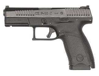 CZ P-10 C 9mm Compact 4.02 in Black Nitride, 2 Mags - Semi Auto Handguns | Rampart Guns