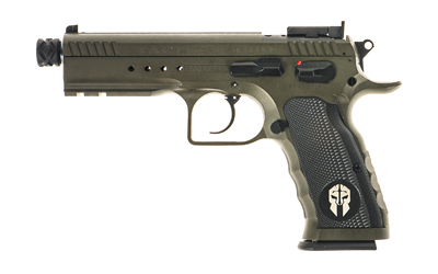 Tanfoglio Defiant Tactical Pro 9mm Threaded Optic-Ready Green Tanfoglio Defiant Tactical Pro 9mm Threaded Optic-Ready Green - Semi Auto Handguns - Rampart Guns