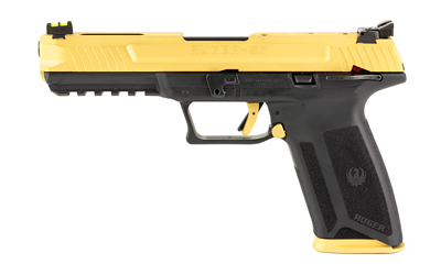 Ruger-57 5.7×28 4.94in Shimmer Gold Cerakote Ruger-57 5.7×28 4.94in Shimmer Gold Cerakote - Semi Auto Handguns - Rampart Guns