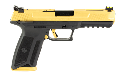 Ruger-57 5.7×28 4.94in Shimmer Gold Cerakote Ruger-57 5.7×28 4.94in Shimmer Gold Cerakote - Semi Auto Handguns - Rampart Guns