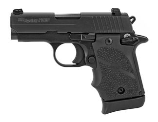 Sig Sauer P938 BRG Ambi 9mm 3in Black Nitron Hogue Grip - Semi Auto Handguns | Rampart Guns