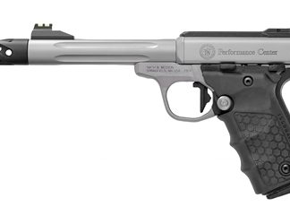 S&W SW22 Victory .22 LR 5.5″ Threaded Barrel Stainless - Semi Auto Handguns - Rampart Guns