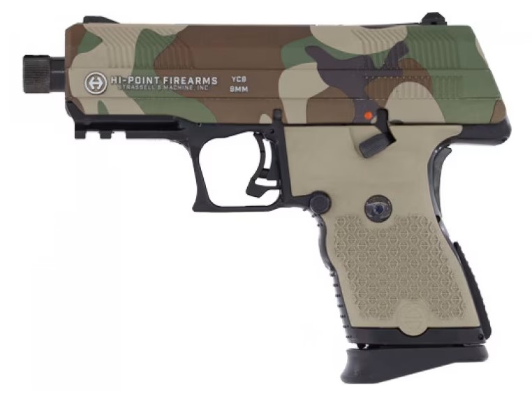Hi Point YC9 M81 9mm 3.93in Threaded 10rd Camo Hi Point YC9 M81 9mm 3.93in Threaded 10rd Camo - Semi Auto Handguns - Rampart Guns