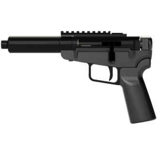 Dark Mountain Arms Stowaway Handgun 5.7×28 Single Shot 5″ 1/2×28 Threaded Barrel Black with Brace Adapter - Single Shot Handguns - Rampart Guns