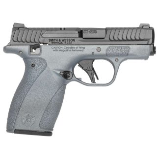 S&W M&P Bodyguard 2.0 Blue Titanium Thumb Safety Handgun .380 Auto 10(1)&12(1)rd Magazines 2.75″ Barrel Titan Blue Grip - Semi Auto Handguns - Rampart Guns