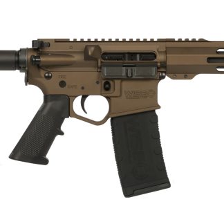 WISE ARMS WA-15B 300BLK BRZ 7.5″ SBA3 - Semi Auto Handguns - Rampart Guns