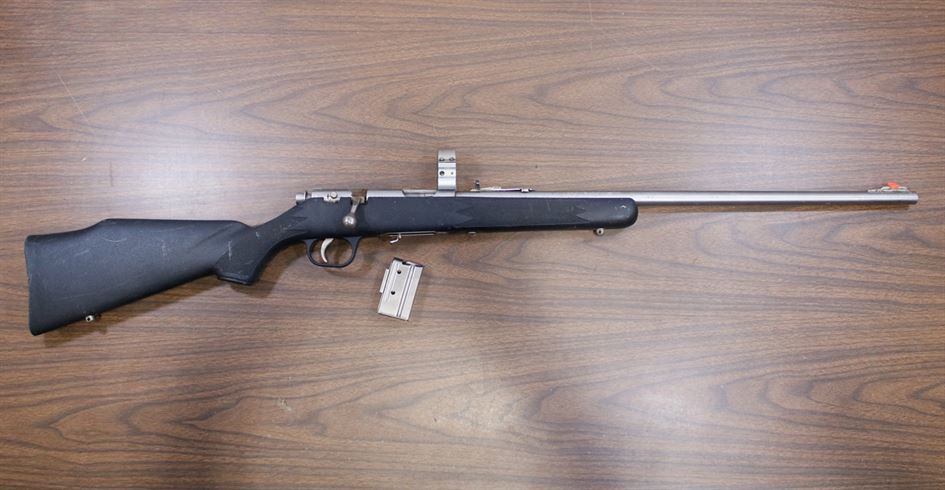 Marlin 882 SS 22 WMR Police Trade-In Rifle with Stainless Steel Barrel Marlin 882 SS 22 WMR Police Trade-In Rifle with Stainless Steel Barrel - Marlin Used Gun Collection - Rampart Guns